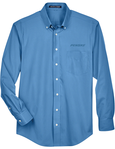 Picture of Devon & Jones Men's Crown Collection® Solid Broadcloth Woven Shirt